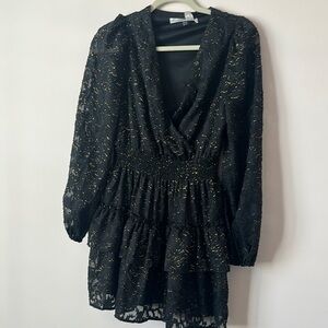 Black and Gold Altar’d State Dress